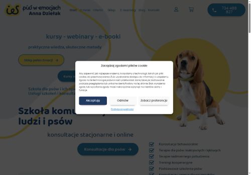 Pies w Emocjach Anna Dziełak